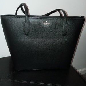 Kate Spade Leather Tote Black - Like New